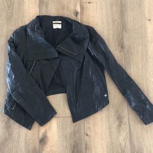 Faux leather jacket